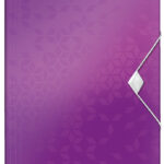 LEITZ hoekspanmap WOW, DIN A4, PP, violet