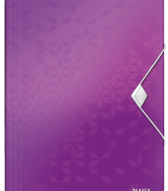 LEITZ hoekspanmap WOW, DIN A4, PP, violet
