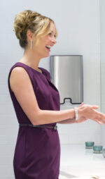 Tork Xpress Handdoekplooiautomaat, geborsteld roestvrij staal.