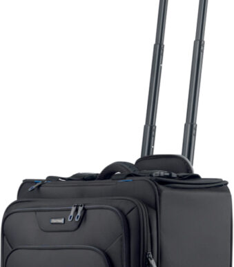 Businessnotitieboektrolley 'Pioneer', zwart