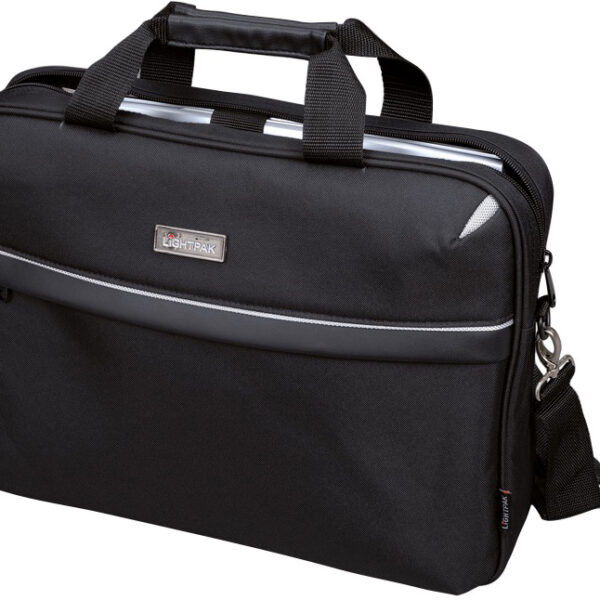 Notebooktas Sierra, polyester, zwart