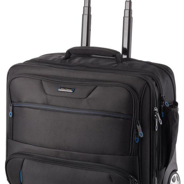 Zakelijke notebook-trolley 'Lucht', nylon, zwart