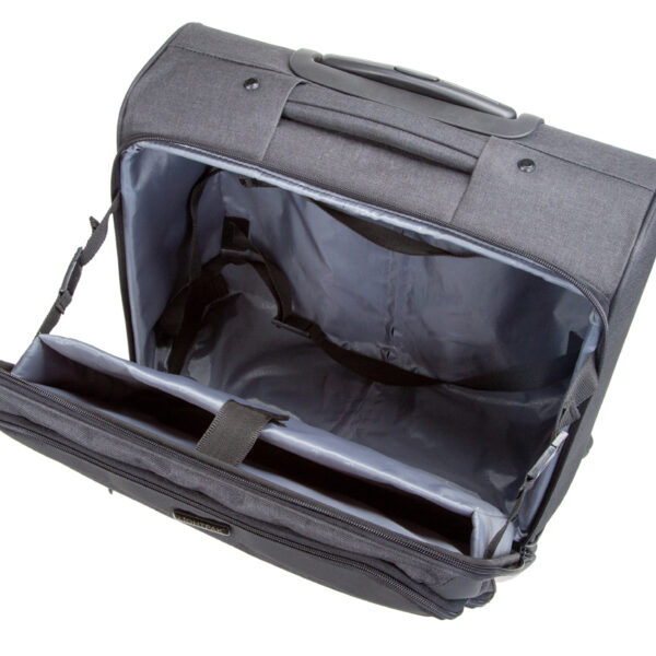 Polyester aktentas RONNEY, antraciet
