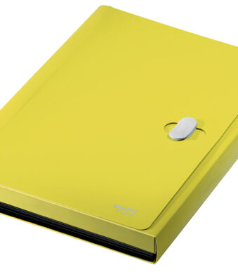 LEITZ vakkenmap Recycle, A4, PP, 6 vakken, geel