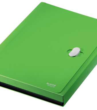 LEITZ vakkenmap Recycle, A4, PP, 6 vakken, groen