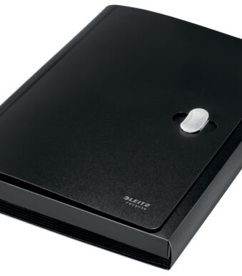 LEITZ vakkenmap Recycle, A4, PP, 6 vakken, zwart