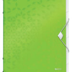 LEITZ sorteermap WOW, DIN A4, PP, 6 vakken, groen-metallic