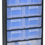 allit opbergkast voor kleine onderdelen VarioPlus Pro 53/21, 10 schuiflades