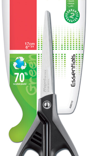 Maped schaar Essentials Green, rond, lengte: 170 mm