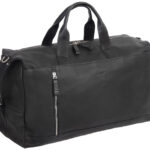 Lederen weekendtas TORO, zwart