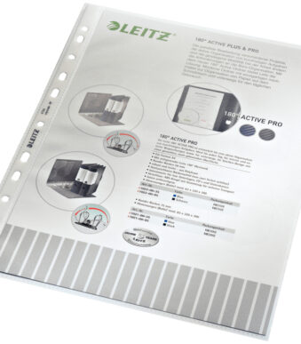 LEITZ brochurehoes standaard, A4, PP, generfd, 0,10 mm