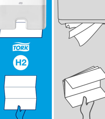 TORK Xpress Multifold handdoekpapier, 213 x 234 mm, Z-vouw