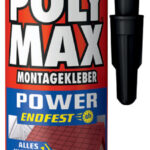 UHU montagelijm POLYMAX POWER EINDVAST, zwart, 425 g