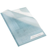 LEITZ zicht-/brochurehoes CombiFile, A4, PP, blauw, 0,20 mm