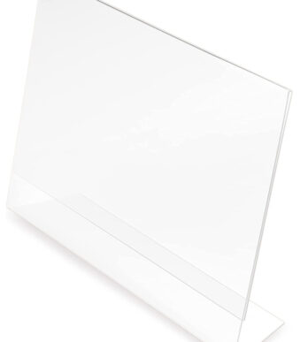 deflecto tafeldisplay, DIN A4 liggend, schuin