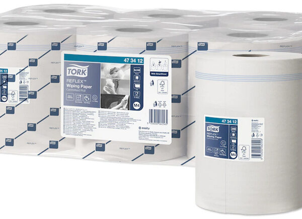 Tork Universele Schoonmaakrol, Enkellaags, Wit, 113,9 m