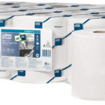 Tork Allroundpoetsrol, 2-laags, wit, 150,8 m