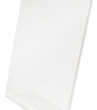 deflecto tafeldisplay, DIN A4 staand, schuin