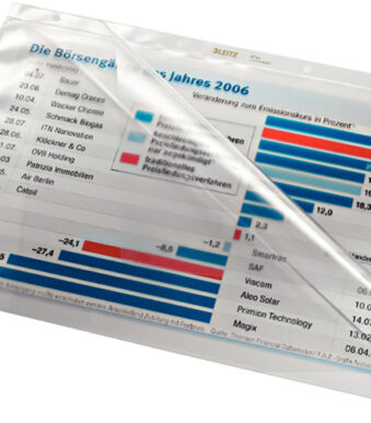 LEITZ presentatie-brochurehoes, A4, PVC, glashelder, 0,08mm