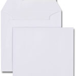 GPV envelop 150x150 mm, wit, z. venster, 120 g/m2 zelfkl. 500 st