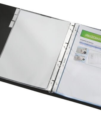 LEITZ showtassen met tabs, blanco, A4, PP, 10-delig