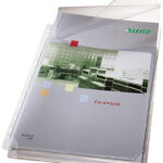 LEITZ Maxi brochurehoes met klep, A4, PVC, generfd