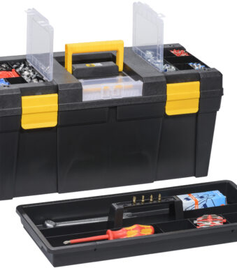 allit gereedschapkoffer McPlus Promo 23, PP, zwart/geel