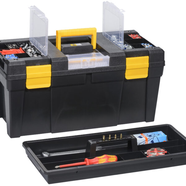 allit gereedschapkoffer McPlus Promo 23, PP, zwart/geel