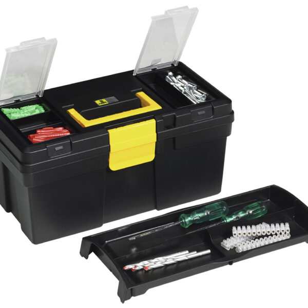 allit gereedschapkoffer McPlus Promo 16, PP, zwart/geel