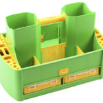 allit gereedschapbak voor de tuin GardenAid >W< 19/62, groen/geel