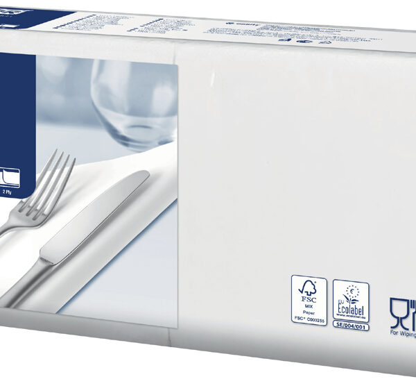 TORK Lunch-servetten, 328 x 325 mm, 2-laags, wit