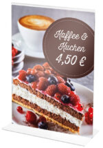 deflecto tafeldisplay, DIN A4 staand, recht