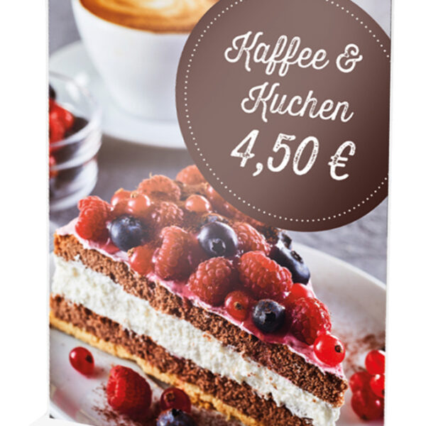 deflecto tafeldisplay, DIN A4 staand, recht