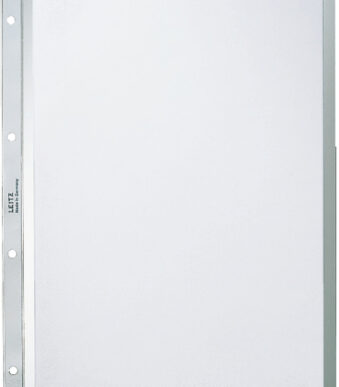 LEITZ brochurehoes, A4, PP, generfd, 0,13 mm, geponste kant open