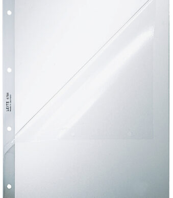 LEITZ brochurehoes, A4, PP, generfd, 0,12 mm, geponste kant open