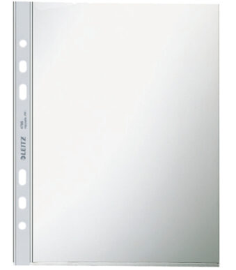 LEITZ brochurehoes standaard, A5, PP, generfd, 0,08 mm, boven open