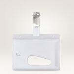 AVERY pashouder met clip, transparant, 54 x 85 mm