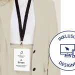 AVERY badgehouder met textiellint, 105 x 148 mm