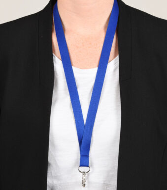 AVERY textiellint / keycord, van rPET, 440 x 15 mm, blauw