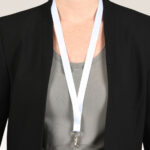 AVERY textiellint / keycord, van rPET, 440 x 15 mm, wit