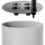 orthex bloempot / plantenpot PAULINA, diameter: 400 mm, betongrijs