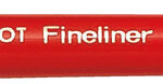 PILOT Fineliner SW PPF, extrafijn, rood, 0,4mm
