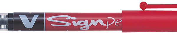 PILOT Fineliner V Sign Pen, rood, 0,6mm