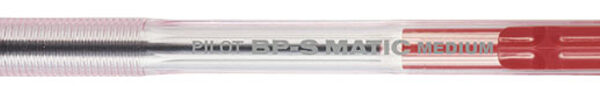 Pilot Balpen met Drukknop Medium Punt, Rood