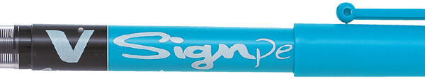 PILOT Fineliner V Sign Pen, turquoise, lijndikte: 0,6mm