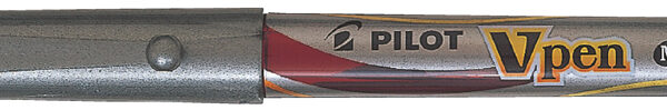 PILOT vulpen V-Pen Silver, schrijftype: 0,4 mm, rood