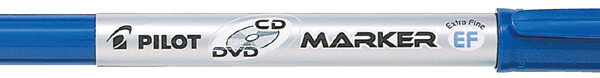 PILOT Permanent-Marker CD/DVD BEGREEN, kleur: blauw