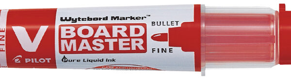 PILOT whiteboardmarker V BOARD MASTER, ronde punt, 1,7 mm, rood