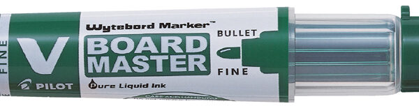 PILOT Whiteboardmarker V BOARD MASTER, ronde punt, 1,7 mm, groen