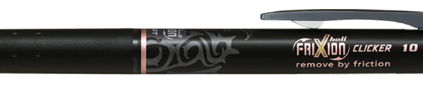 PILOT Rollerball FRIXION BALL CLICKER 10, zwart